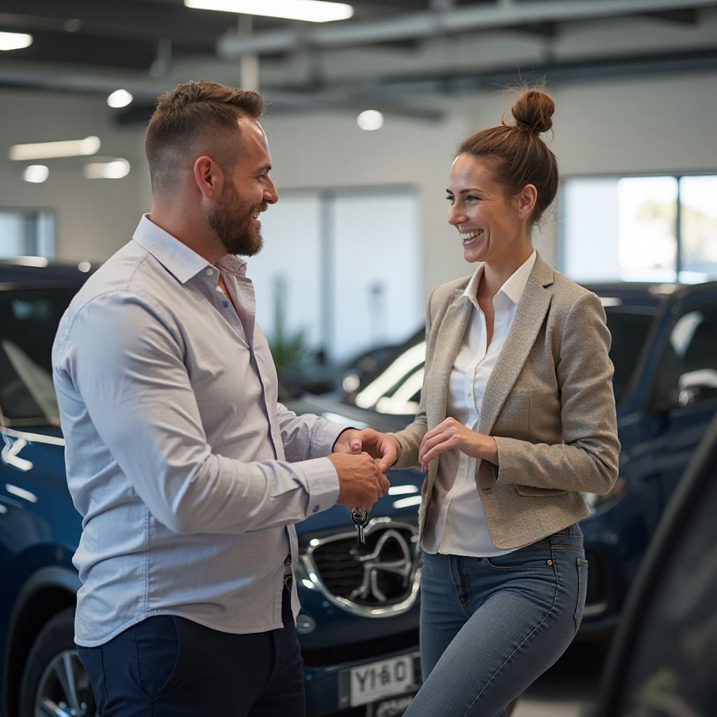 Entrega de vehículo a cliente